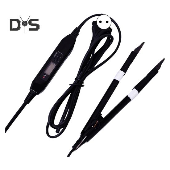 

Электронное устройство для снятия наращенных волос Профессиональное портативное устройство для домашнего парикмахера, без повреждений, быстрое снятие наращенных волос Инструменты для снятия накладных волос EU чёрный