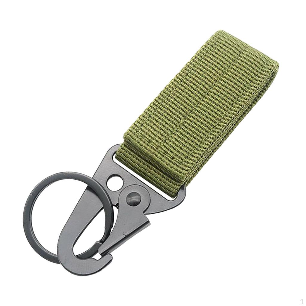 Nylon Webbing Buckle Practical Carabiner Belt Keychain Hook for Cycling