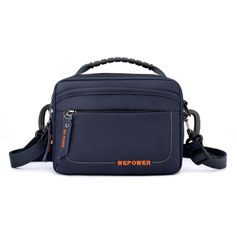 Large Capacity Men's Shoulder Bag Multifunctional Nylon Waist Bag Business Crossbody Bag  Work