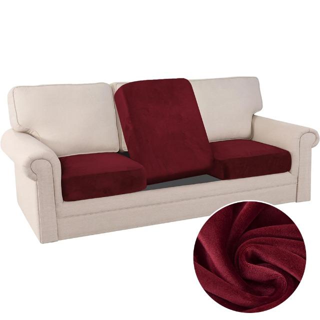 

Бархатистые мягкие чехлы на сиденья дивана Чисто эластичные L-образные чехлы на подушки Пылезащитные для дома, гостиной, офиса, отеля Моющиеся Защищающие от грязи Back Cushion Cover