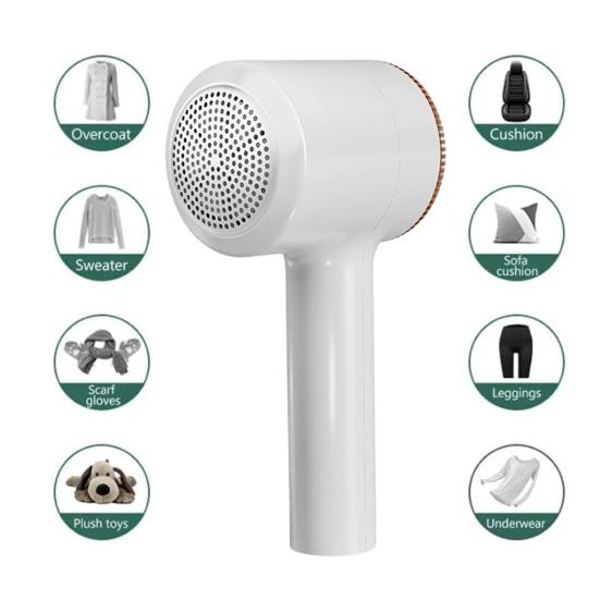 Lint Trimmer Intelligent Touch Operation USB Rechargeable Portable Fabric Shaver Wool Sweaters Knitwear Lint Remover