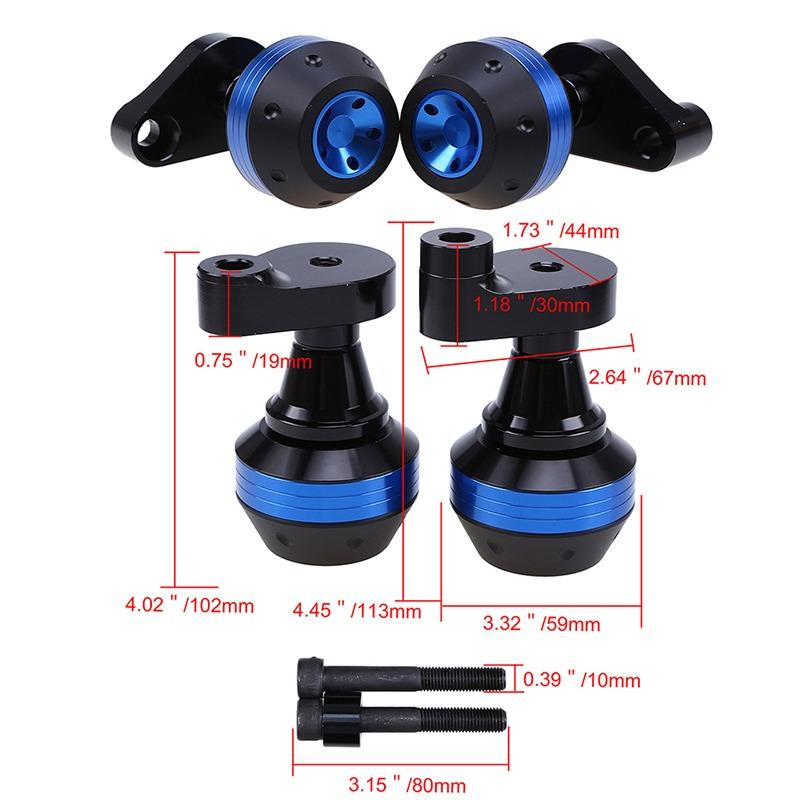 1Pair Motorcycle Frame Sliders Protector For Yamaha R1 2004 2005 2006 Moto Anti Crash Protector Falling Protection Accessories