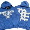 Men's and women's fleece sweater set autumn and winter men's printed hoodie trendy brand new