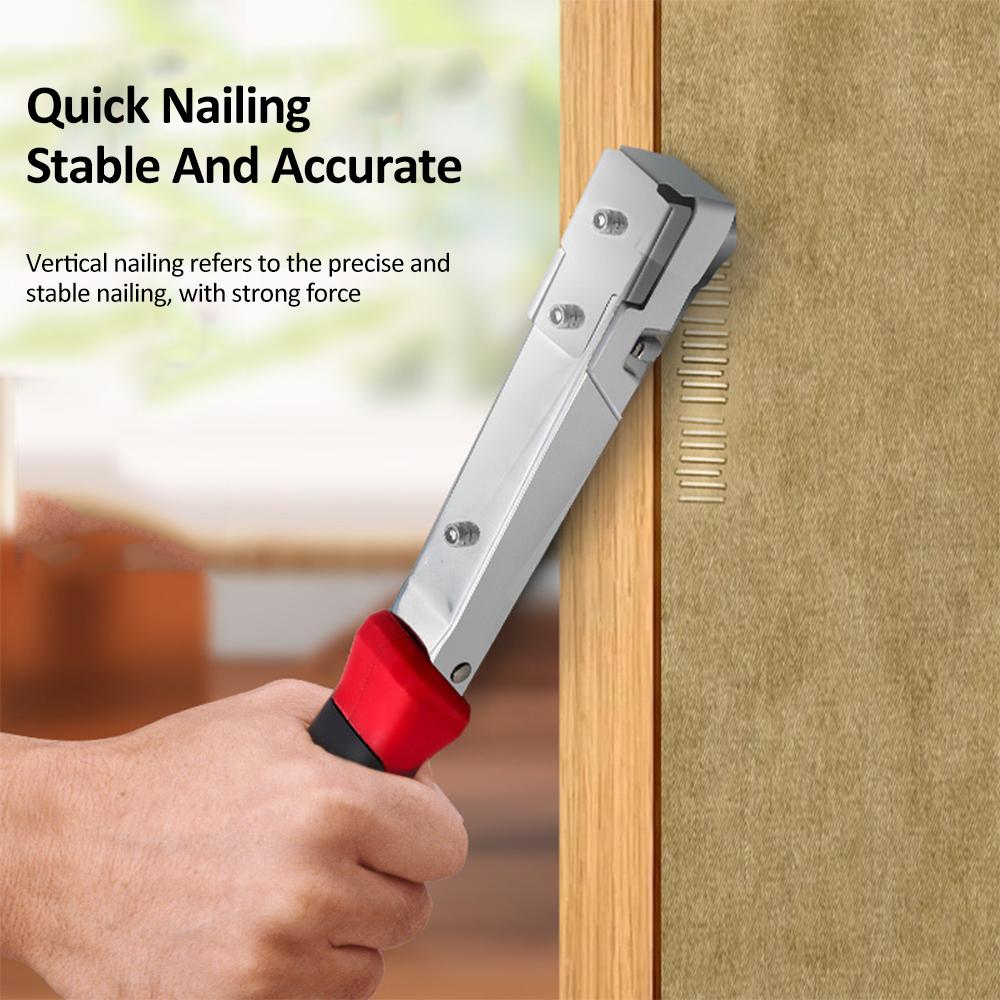 

Ручной молотковый степлер для скоб дверного типа Сверхэффективный ручной молотковый степлер для производства мебели,