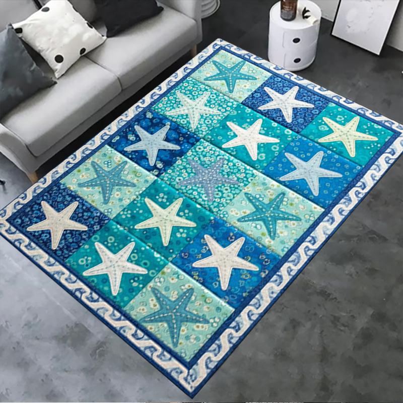 

2026 New Collage Ocean Carpet Rug for Living Room Bedroom Home Sofa Decoration,Kids play Non-slip Floor Mat24 40x60cm( 15x23in )