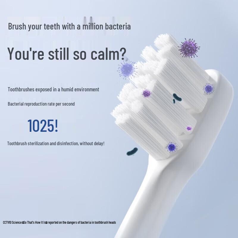 BAIR X3U Smart Sonic Electric Toothbrush with Sterilization CN plug (adapter included)