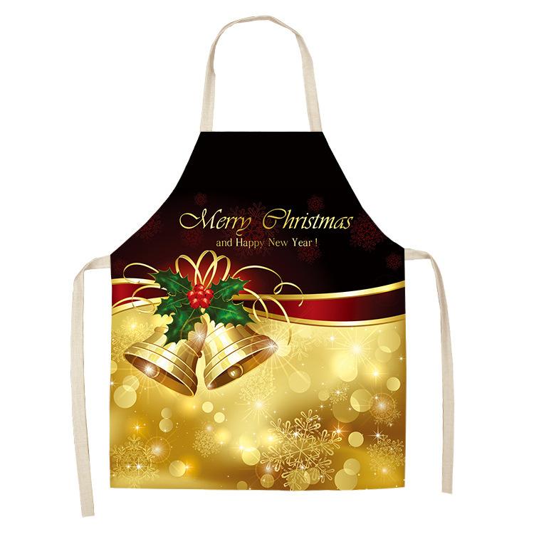 Christmas Golden Theme Apron for Children Child Apron Woman Kitchen Apron Women Kitchen Apron Master Apron Kitchen Apron Apron