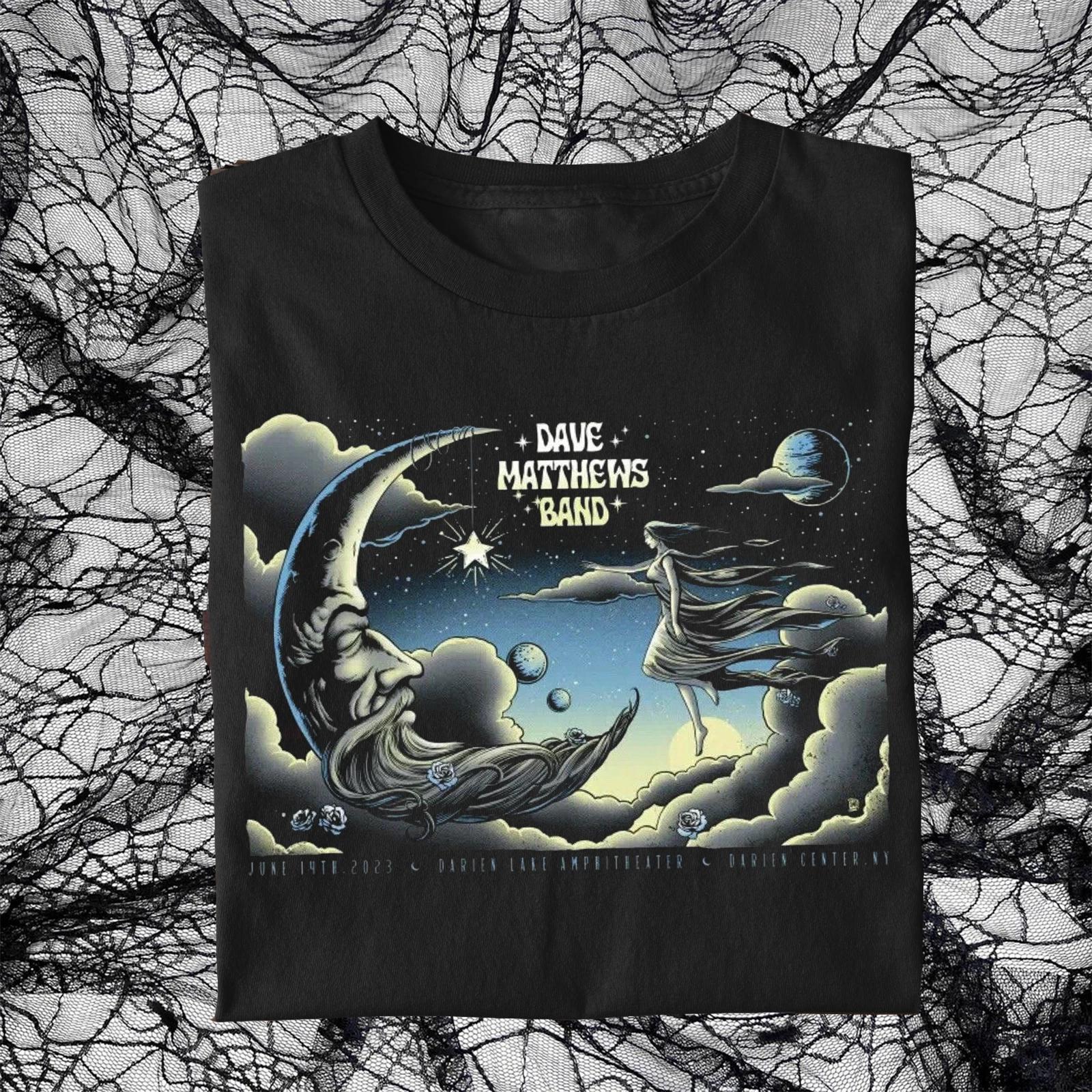 Dave Matthews Band Heavy Cotton Black Full Size Men Women Tee Shirt L
