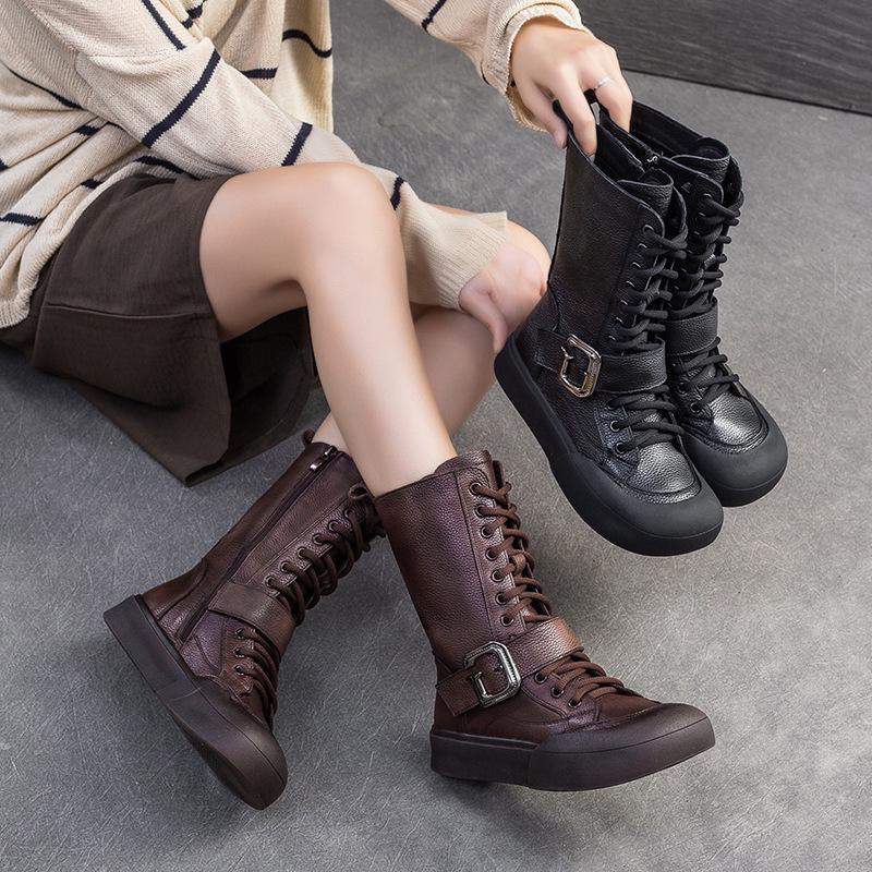 

Retro Luxury Slimming Winter Knight Boots - Women s Comfortable Fashion Shoes Size 39