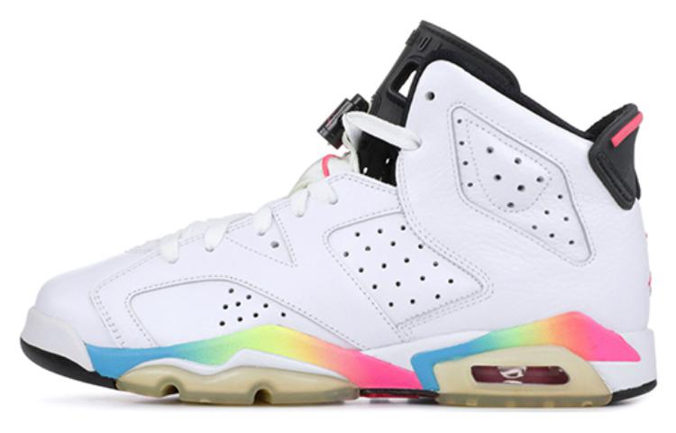 Air Jordan 6 Retro  Pink Flash  GS 384665-103 36