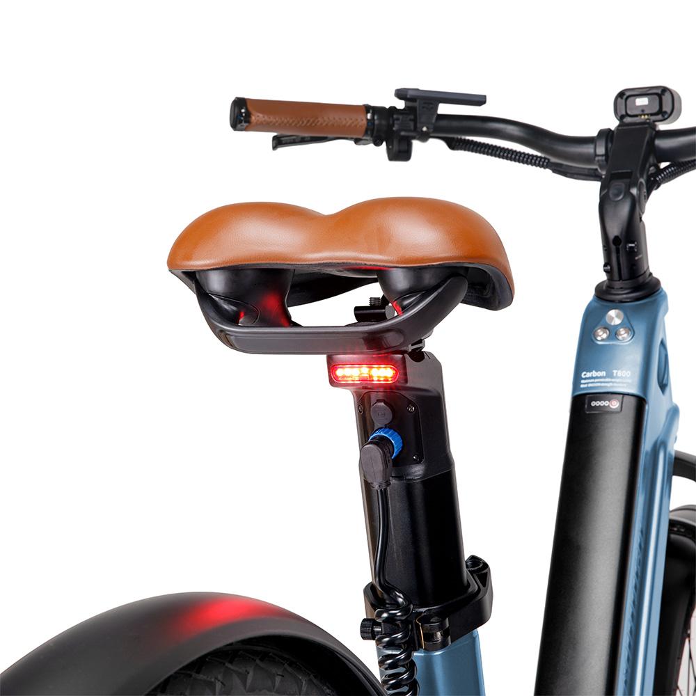 Electric Bicycle Mihogo Air 26" Tire 750W Motor High End Carbon Fiber Electric Bike 48V 19.2Ah Dual Disc Brakes 7 Speed Max Load 125Kg