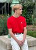 ROYAL CLUB HOLIDAY Rch Huxley Short Sleeve Knit T-Shirt Red