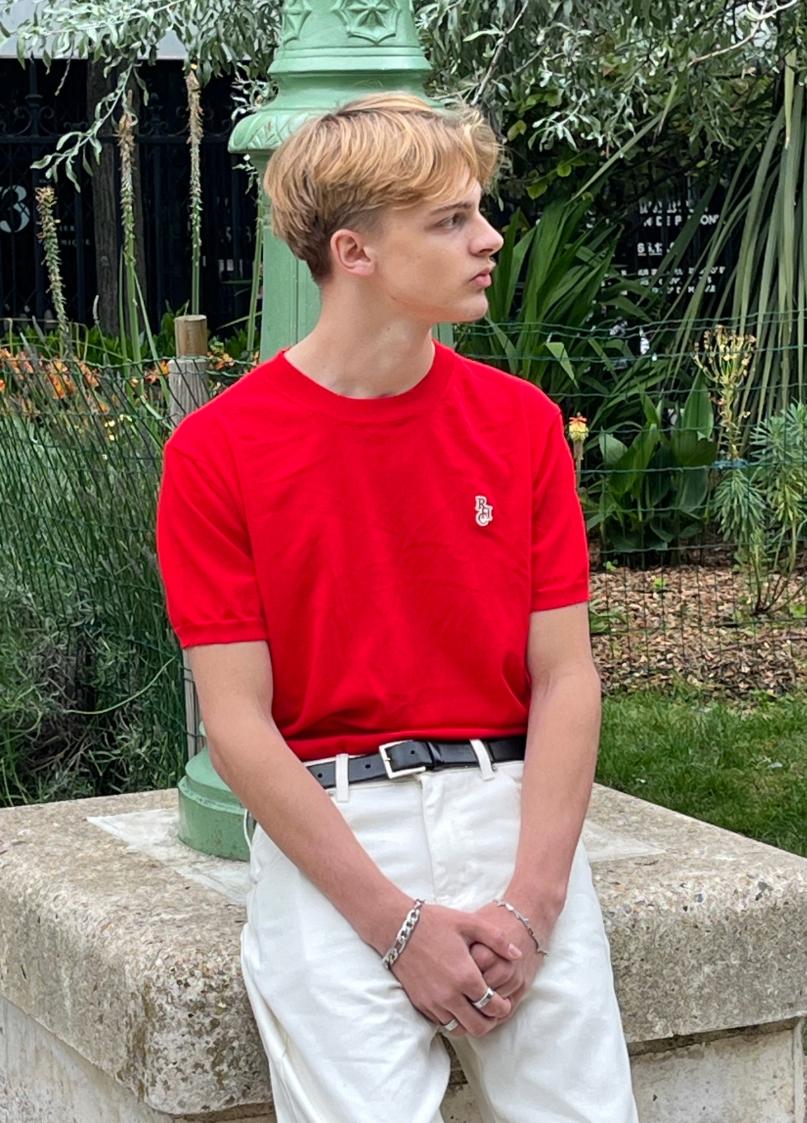 Royal Club Holiday Rch Huxley Short Sleeve Knit T-Shirt Red L