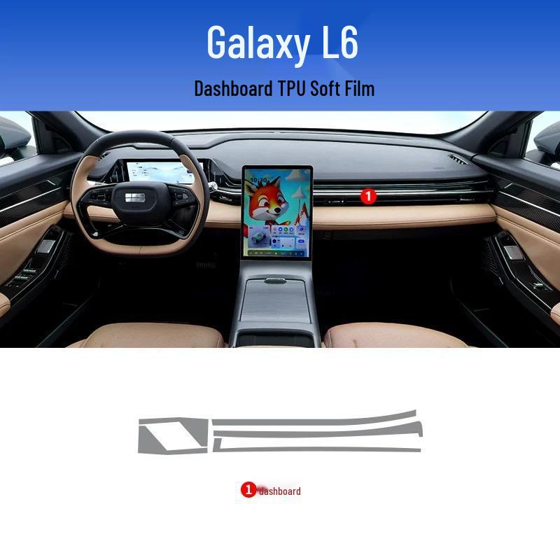 Geely Galaxy L6 Innenraum Schutzfolie für Navigation & Konsole