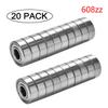 20/10pcs Ball Bearings 608zz/608rs ABEC-9/7 Miniature Bearings Deep Groove Inline Roller Bearing Carbon Steel for Skateboard