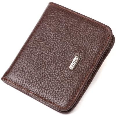Wallet for Women of Small Size Made of Genuine Leather Flotar CANPELLINI 21798 Brown