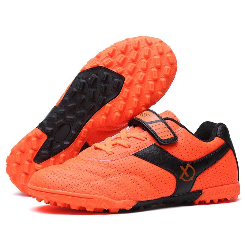 

Factory direct sales low-top football shoes children adult men and women spike training artificial grass sports shoes 38