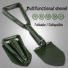 Multi-functional Folding Entrenching Shovel: Outdoor, Fishing, Camping, Car-Mounted, Military Use with Hoe Attachment