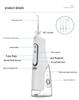 Portable IPX7 Waterproof Electric Oral Irrigator: Home Water Flosser & Tooth Cleaner