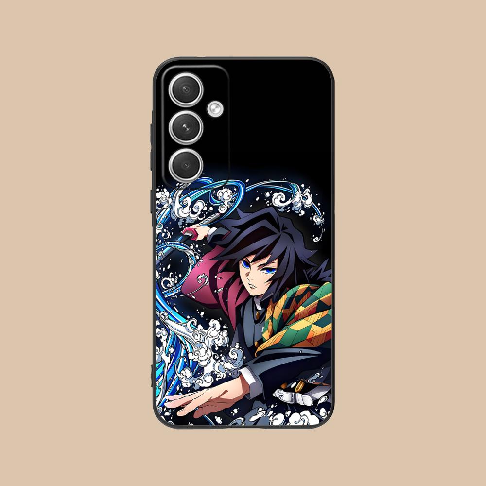 Demon Slayer Giyu Tomioka Phone Case for Samsung Galaxy S25 S24 S23 S22 S21 S20 Note20 Plus FE Ultra Colour Protective Luxury