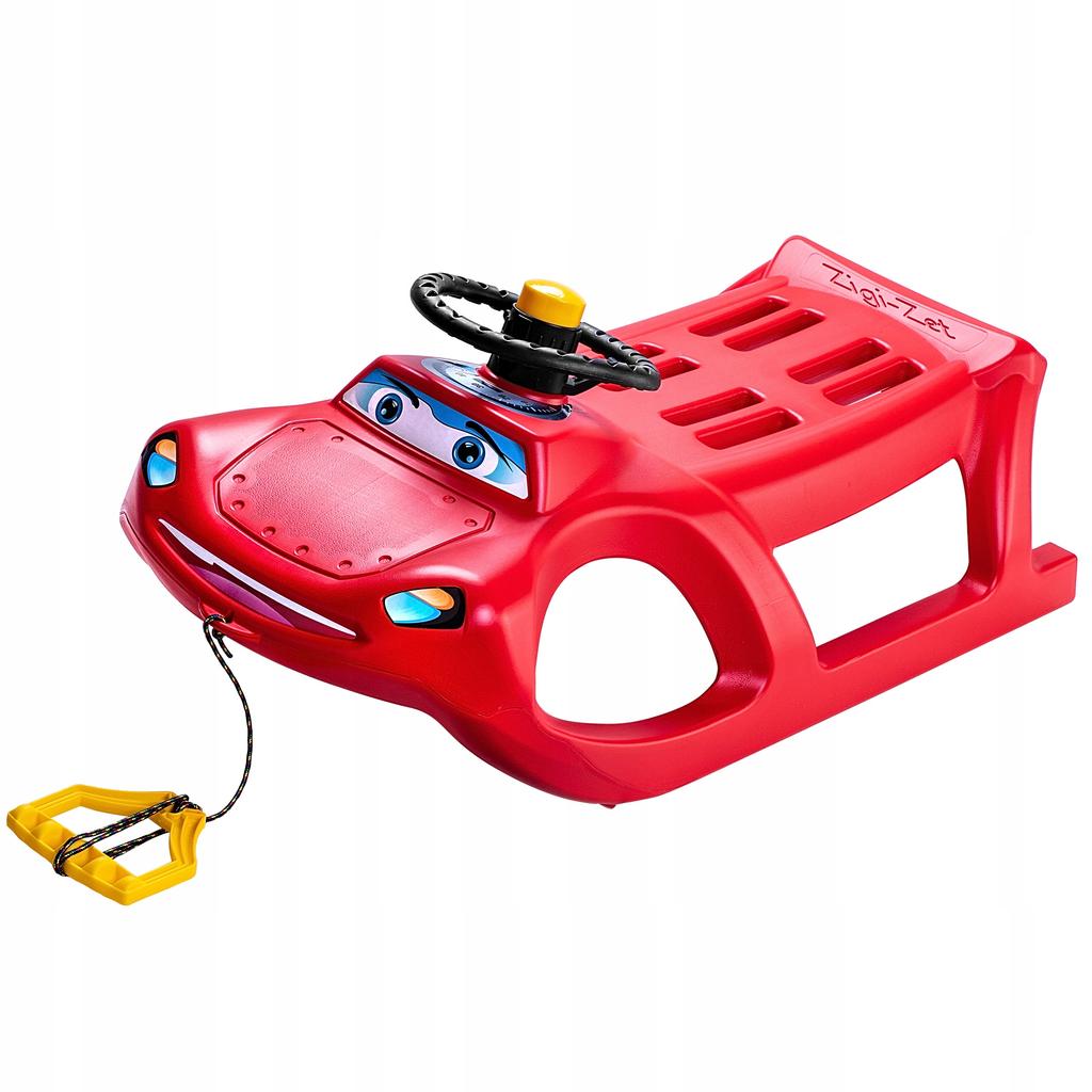 KADAX Sanki Plastikowe Z Kierownicą Dla Dzieci Ślizgacz Zjazdowy Ślizg