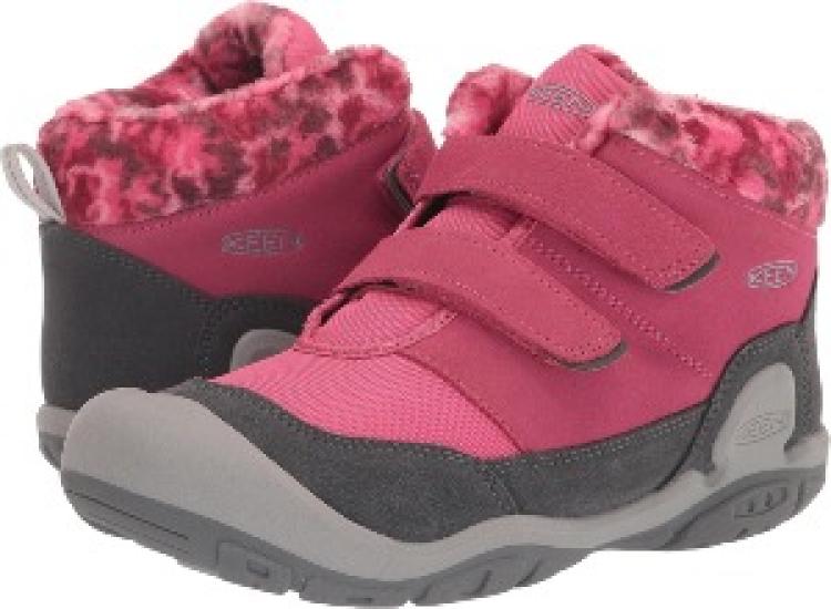 KEEN KNOTCH CHUKKA DS Kids Winter Boots (23.5 cm / Fruit Dove/Black)