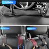 Leather Car Seat Back Hidden Hook Hanger Bag Storage Holder For Porsche Cayenne Panamera Macan Boxster Cayman 718 911 Sticker CVE1