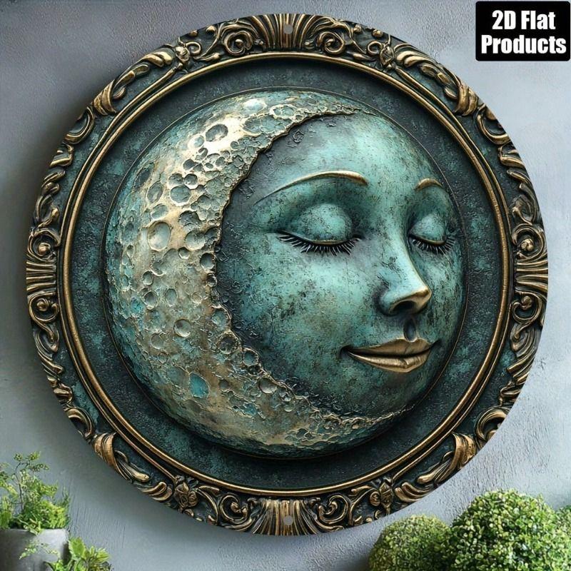 Metal Tin Sign 2D Wall Art Home Decor Flat Hanging Decorative Plaque