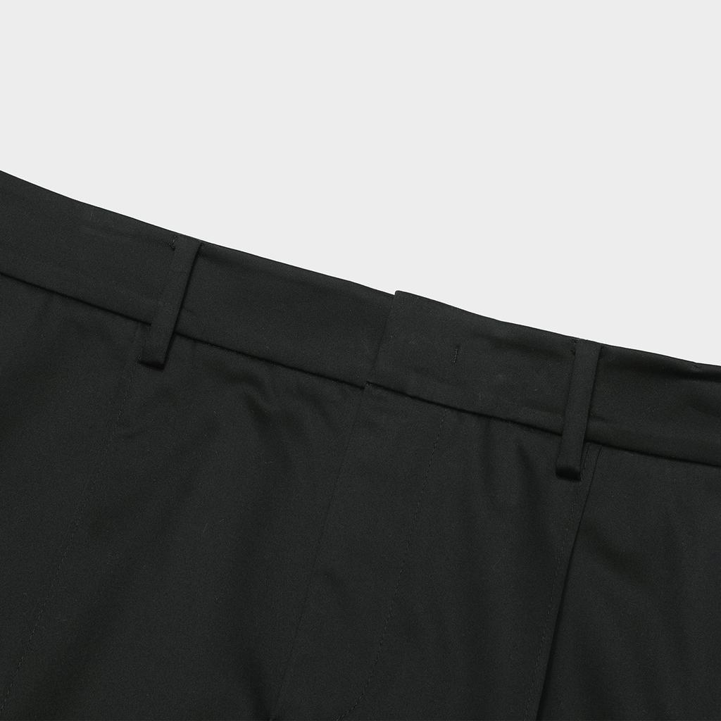 FILA MILANO Casual Pants Women's Jet Black Moderate Straight Fit Pants F11W335801F-BK