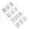 4-teiliges Set Silikon Schild Anhänger Form Stanzfreie Anhänger Schmuck für Zuhause Küche DIY Gebrauch