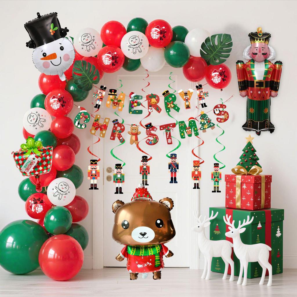 New Christmas Balloon Set - Gold Bells & Snowflake Foil Balloons