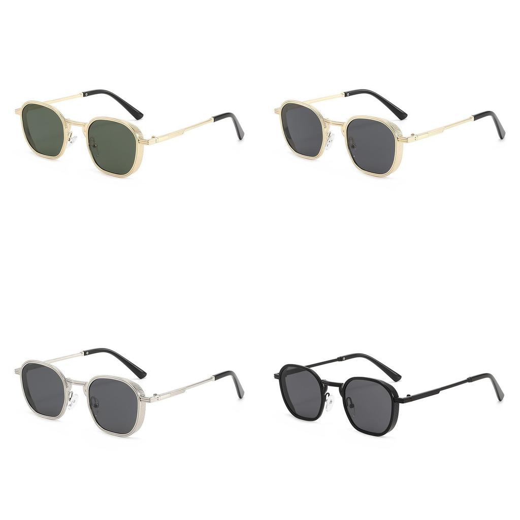 Vintage Square Sunglasses For Men And Women With Uv400 Protection And Metal Frame Perfect For Outdoor Activities