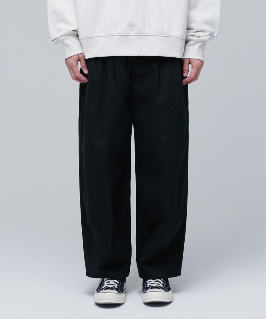 Musinsa Standard Cotton Wide Balloon Pants [Black]