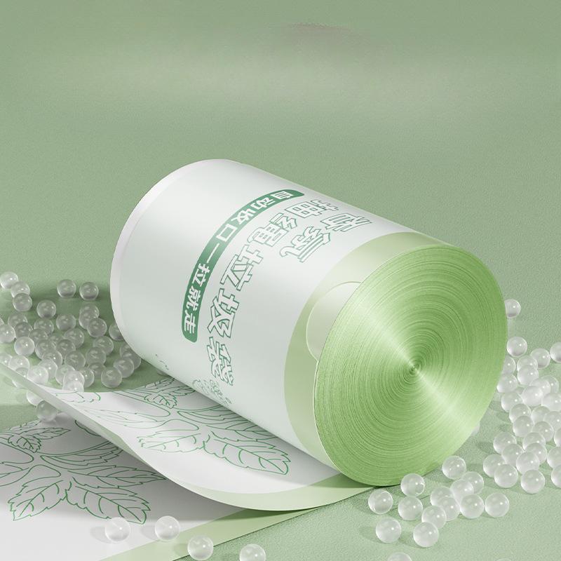 Mint Drawstring Garbage Bags Bathroom Hand-held Drawstring Plastic Bags Household Garbage Bags