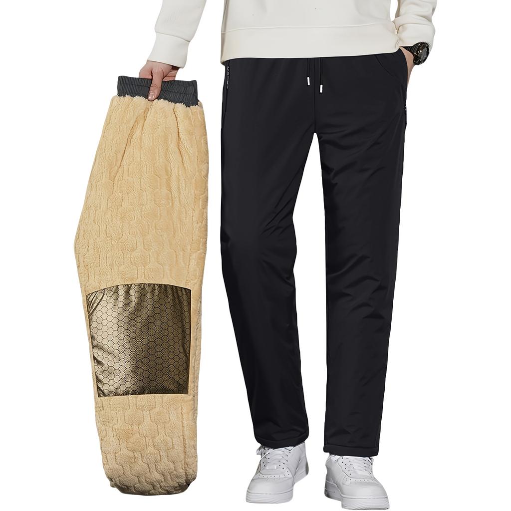 Men's Fleece Casual Drawstring Straight Sweatpants
