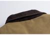 QIYOU 2025 Winter American Retro Patchwork Cotton Padded Lapel Jacket