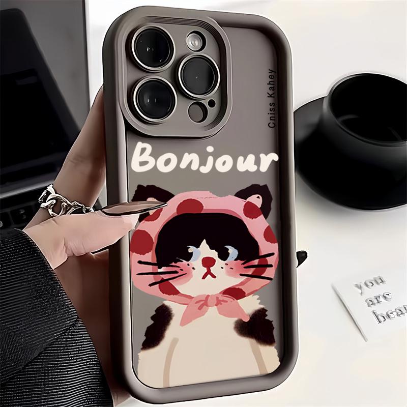Sleep Cat Soft Phone Case For Samsung Galaxy S24 S23 S22 Ultra S21 FE A14 A52 A32 A33 A13 A53 A34 A54 A15 A35 A55 Silicone Cover