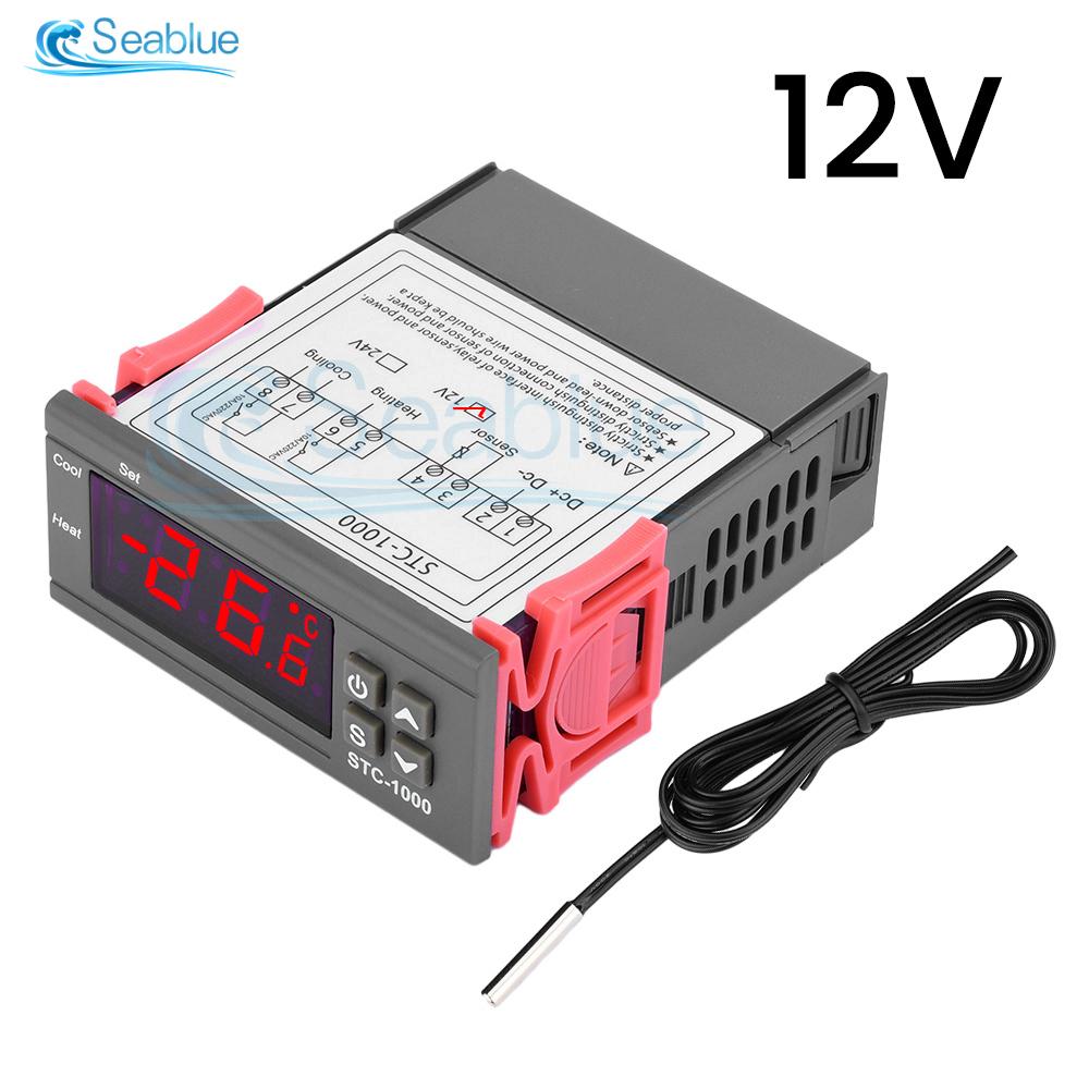 STC-1000 STC 1000 LED Digital Temperature Controller Thermostat Thermoregulator Incubator Heating Cooling 12V 24V 110V 220V