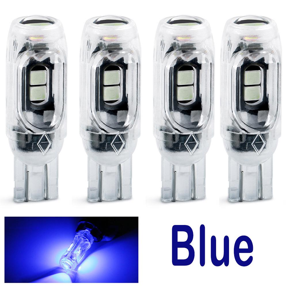 4PCS T10 Car Motorcycle Turn Light LED Signal Canbus 5SMD Beacon Gap Light Day Driving Reading License Plate Light