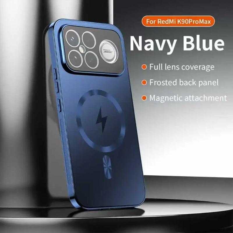 Per Xiaomi Poco F8 Pro F8 Ultra Custodia Pellicola Magnetica Protezione Lente Fotocamera per Ricarica Wireless Cover Posteriore Opaca Satinata
