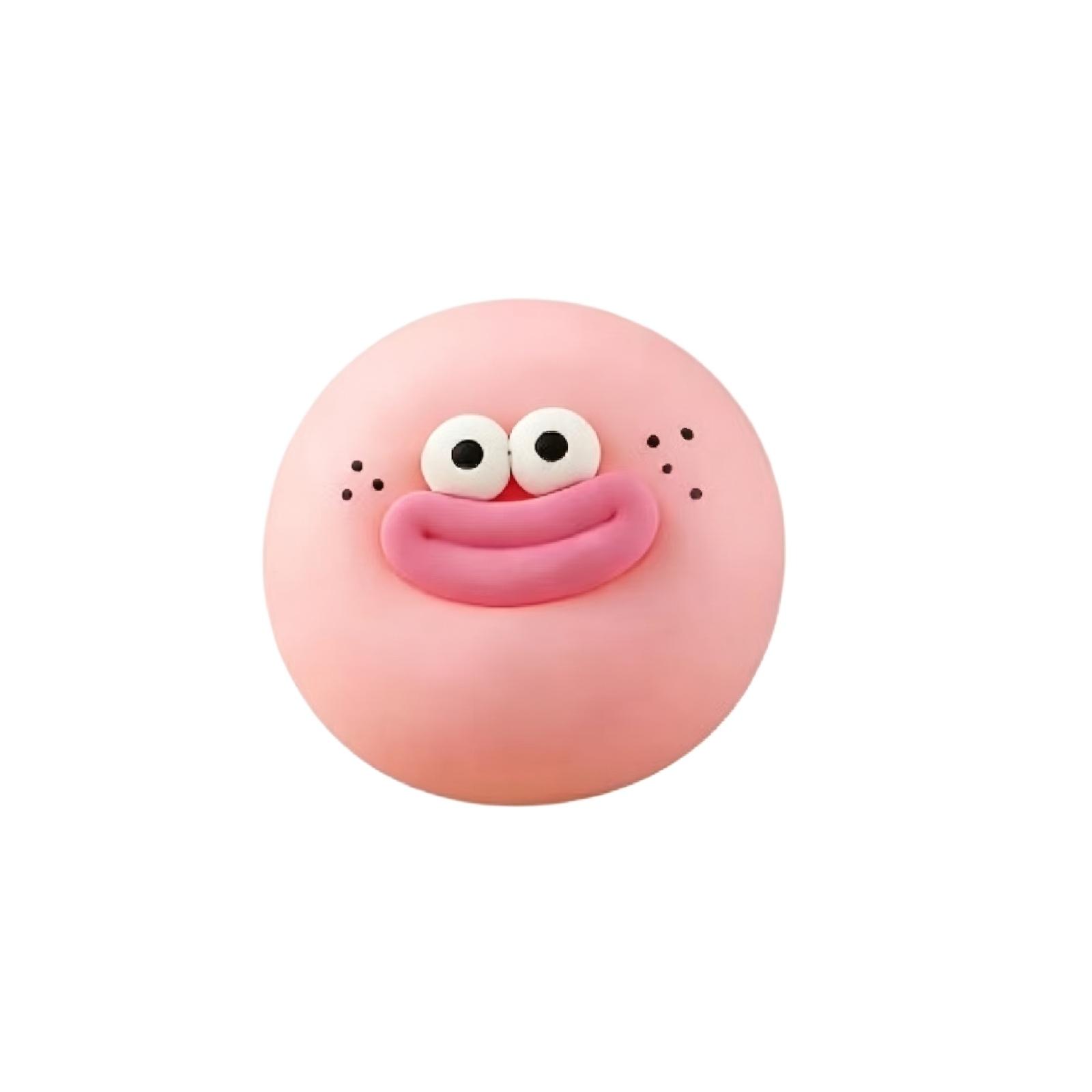 

Stress Relief Toys Slow Ball Cute Face For Kids And Adults Desk Toy One Size розовый