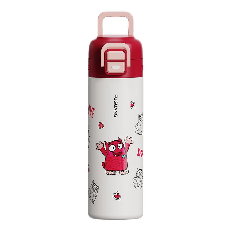 Fuguang 316L Stainless Steel Insulated Straw Bottle