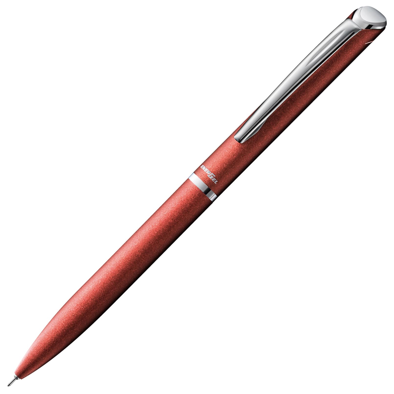 Pentel EnerGel Philography Ballpoint Gel Red BLN2005B Pen, Ink, 0.5mm, Barrel, (Black)