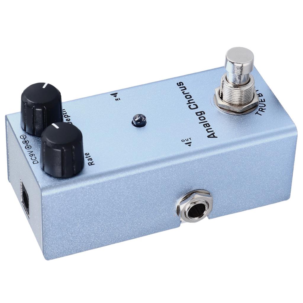 Electric Guitar Effect Pedal Single Type Accurate Adjustment Aluminum Alloy Portable Mini Effect Pedal Analog Chorus(07)