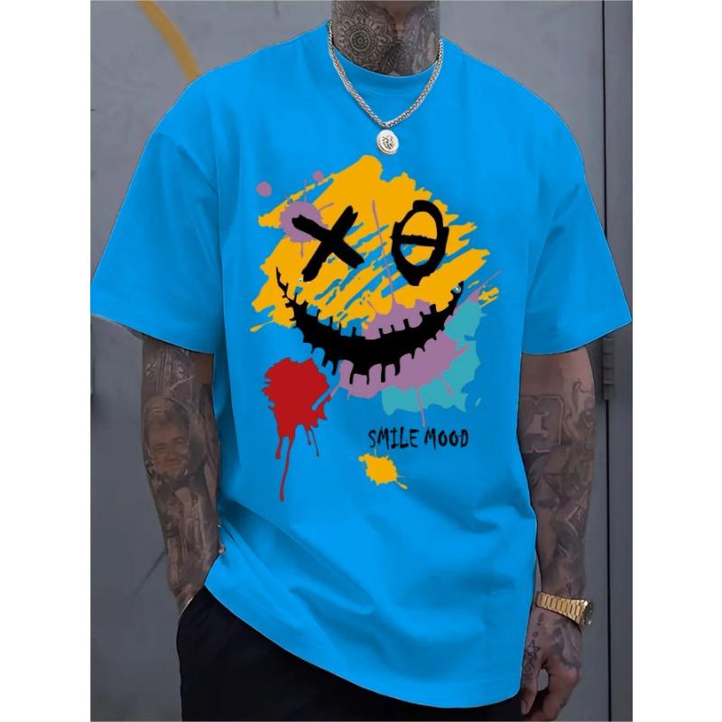 Men's Fashionable Round Neck T-shirt