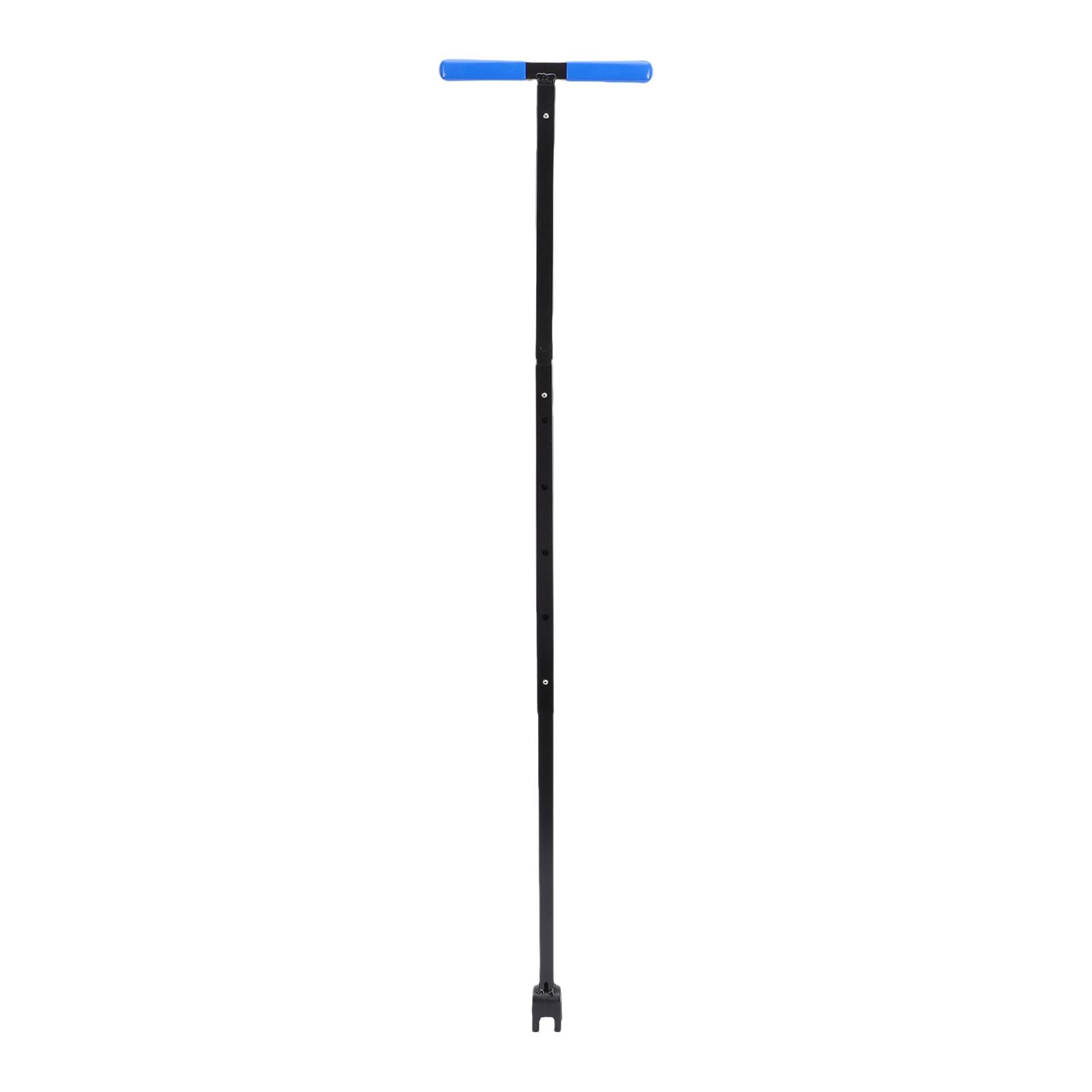 

Water Meter Wrench with 4 Way Utility Key T Handle Detachable Spanner for Underground Cut Off Valve 15 to 28 Inch Telescopic Blue