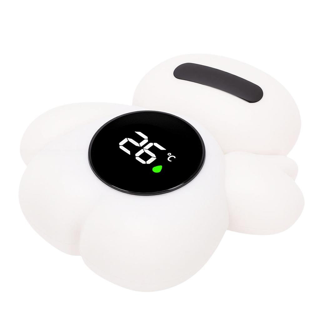 Baby Bath Thermometer Toy Digital Bathtub Thermometer with LED Display IP67 Water Proof Color Temperature Alerts