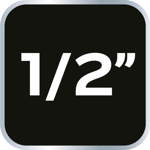 Verstärkter Kreuzschlitz-Radschlüssel, 17 x 19 x 22 x 1/2" mm