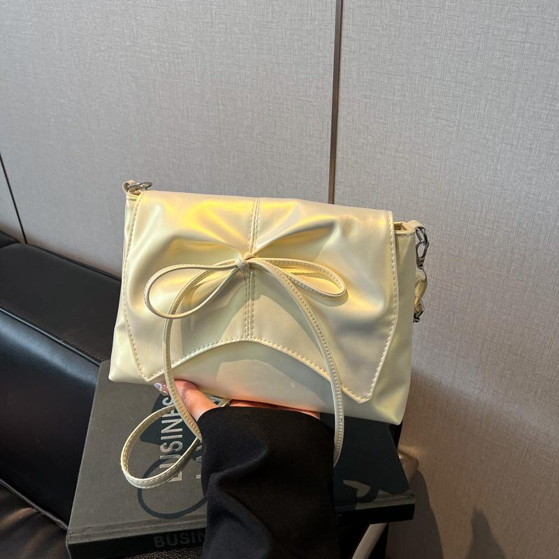 Bag Femininity Bow Small Square Bag New High Value Fashion Women's Bag Ins Trendy Fashion Shoulder Bag