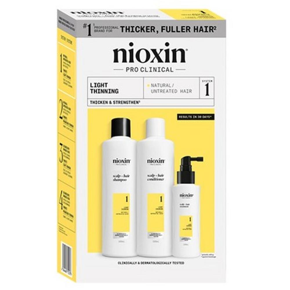 NIOXIN System 1 Пробный набор для ухода за кожей головы нормальных волос, Корейский 1 Set